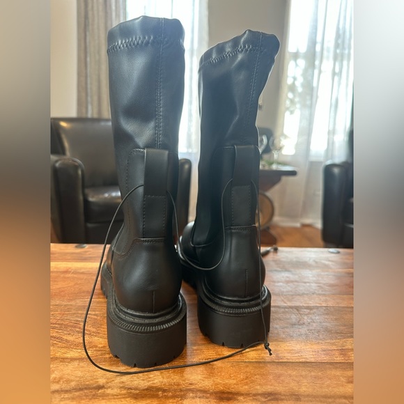 H&M Black Boots Size US 9.5 - Picture 3 of 7
